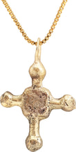  - MEDIEVAL EUROPEAN CONVERT’S CROSS NECKLACE, 9TH-10TH CENTURY
