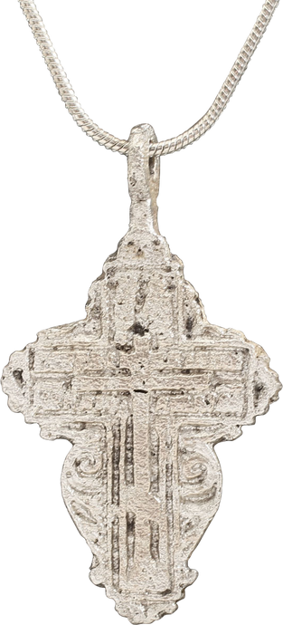 EASTERN EUROPEAN CHRISTIAN CROSS NECKLACE, 17-18 CENTURY - Picardi Jewelry