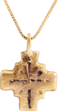 MEDIEVAL EUROPEAN PILGRIM’S CROSS NECKLACE, 7th-10th CENTURY - Picardi Jewelry