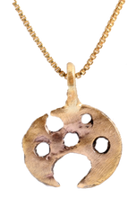 VIKING LUNAR PENDANT NECKLACE, 11TH CENTURY AD - Picardi Jewelry
