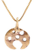 VIKING LUNAR PENDANT NECKLACE, 11TH CENTURY AD - Picardi Jewelry