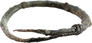 CELTIC FINGER RING, C. 500-100 BC, SIZE 2 1/2 - Picardi Jewelry