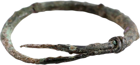 CELTIC FINGER RING, C. 500-100 BC, SIZE 2 1/2 - Picardi Jewelry