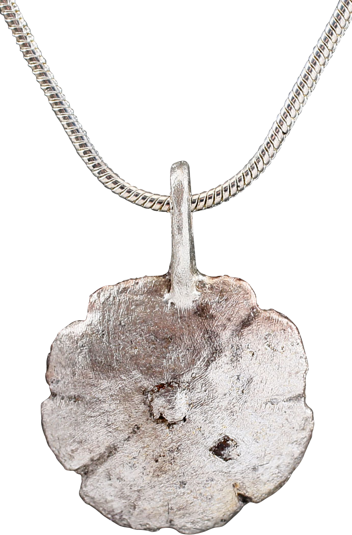 BYZANTINE WHEEL OF FORTUNE AMULET NECKLACE, 5th-8th CENTURY AD - Picardi Jewelry