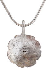 BYZANTINE WHEEL OF FORTUNE AMULET NECKLACE, 5th-8th CENTURY AD - Picardi Jewelry