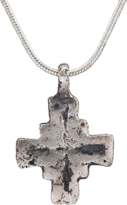 MEDIEVAL EUROPEAN PILGRIM’S CROSS, 7th-10th CENTURY - Picardi Jewelry