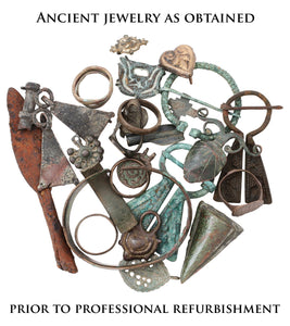 MEDIEVAL EUROPEAN PILGRIM’S CROSS NECKLACE, 7th-10th CENTURY - Picardi Jewelry