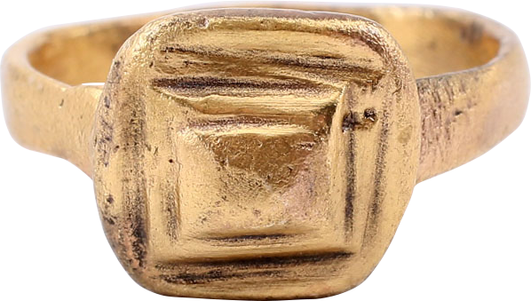 FINE ROMAN PROSTITUTE'S RING, C.100-300 AD, SIZE 6 3/4 - Picardi Jewelry
