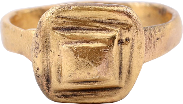 FINE ROMAN PROSTITUTE'S RING, C.100-300 AD, SIZE 6 ¾ - Picardi Jewelry
