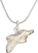 GREEK/UKRAINE BRONZE DOLPHIN PENDANT NECKLACE, 5TH-4TH CENTURY BC - Picardi Jewelry