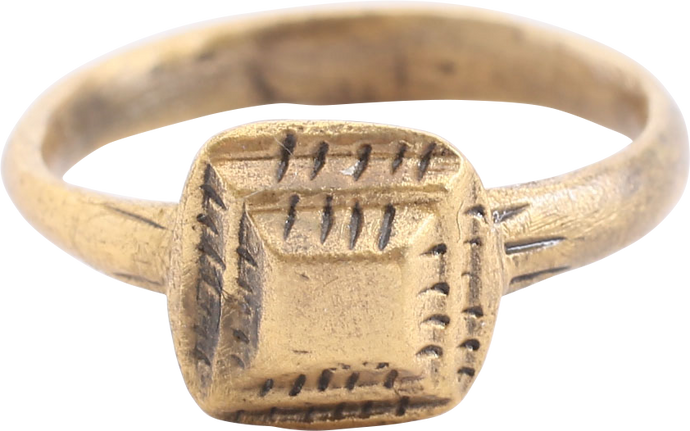 FINE ROMAN PROSTITUTE'S RING, C.100-300 AD, SIZE 5 ¼ - Picardi Jewelry