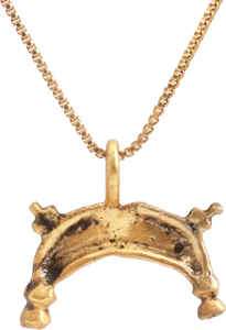 VIKING LUNAR PENDANT NECKLACE, 10th-11th CENTURY AD - Picardi Jewelry