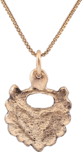 VIKING HEART PENDANT NECKLACE, 950-1050 AD - Picardi Jewelry
