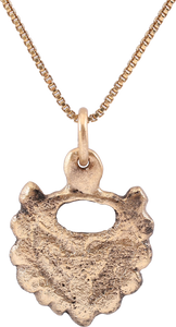 VIKING HEART PENDANT NECKLACE, 950-1050 AD - Picardi Jewelry