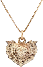 FINE VIKING HEART PENDANT NECKLACE, 900-1000 AD - Picardi Jewelry