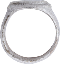 ANCIENT ROMAN/MEDIEVAL EVIL EYE RING, 4TH-8TH CENTURY AD, SIZE 5 ¼ - Picardi Jewelry