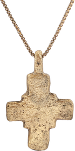 MEDIEVAL EUROPEAN PILGRIM’S CROSS NECKLACE, 8th-12th CENTURY - Picardi Jewelry