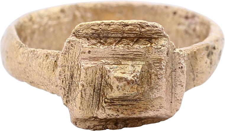 ROMAN PROSTITUTE'S RING, C.100-300 AD, SIZE 5 ¼ - Picardi Jewelry