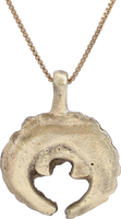 ANCIENT VIKING LUNAR/ASTROLOGICAL PENDANT, C.850-950 AD - Picardi Jewelry