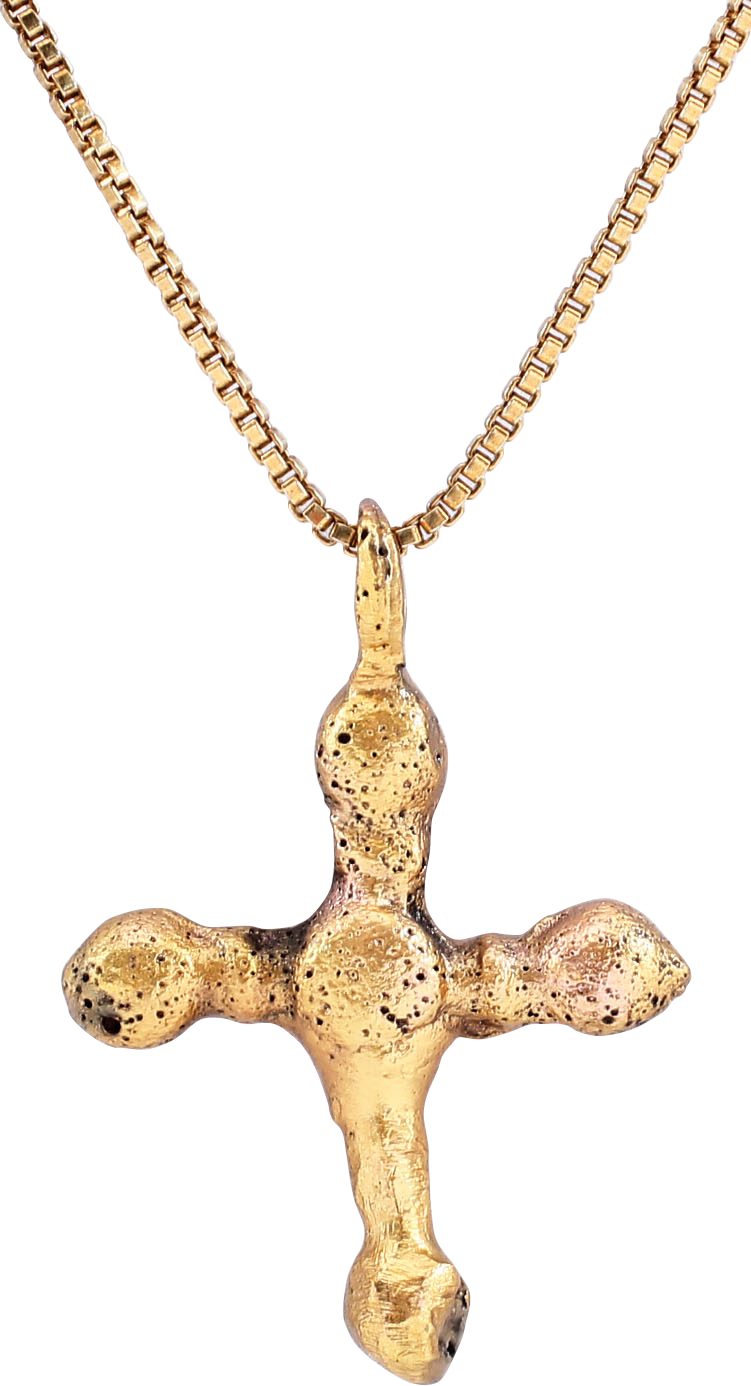 EUROPEAN CONVERT'S CROSS NECKLACE 9th-10th CENTURY - Picardi Jewelry