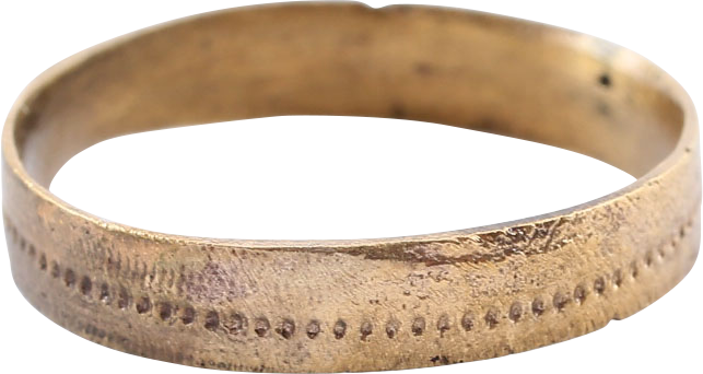 ANCIENT VIKING WEDDING RING, SIZE 7 - Picardi Jewelry