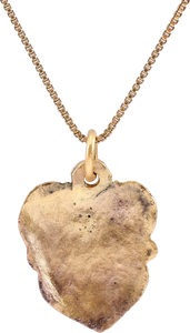 ANCIENT VIKING HEART PENDANT NECKLACE, C.850-1050 AD - Picardi Jewelers