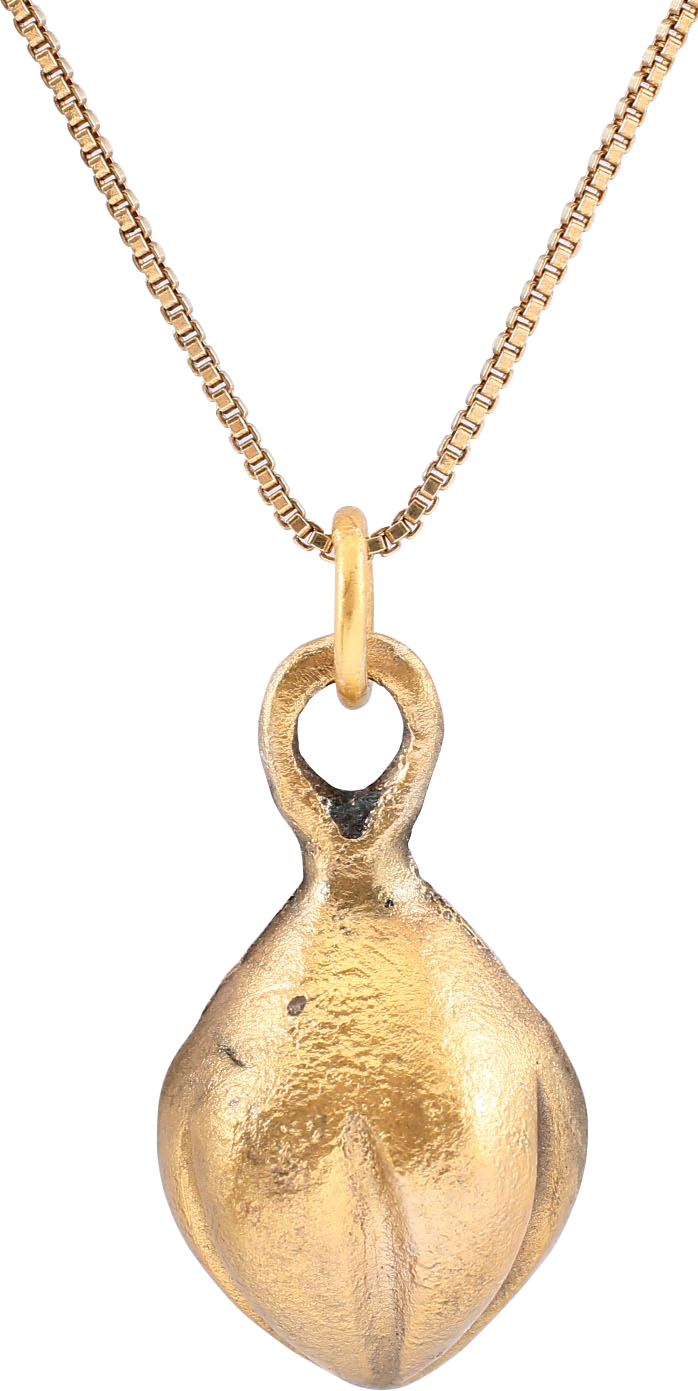 ANCIENT ROMAN SHELL PENDANT NECKLACE C.100-350 AD - Picardi Jewelers