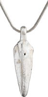 HELLENISTIC GREEK ARROWHEAD PENDANT NECKLACE, 300 - 100 BC - Picardi Jewelers