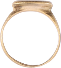 ROMAN SIGNET RING 3RD-5TH CENTURY AD, SIZE 7 1/4 - Picardi Jewelry