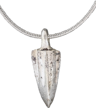 ROMAN ARROWHEAD PENDANT NECKLACE, C.100 BC - Picardi Jewelry