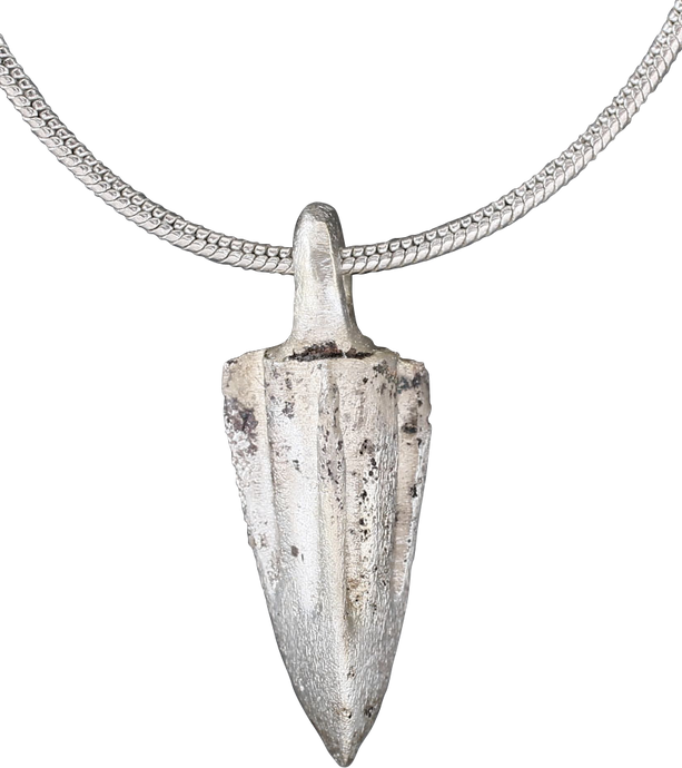 ROMAN ARROWHEAD PENDANT NECKLACE, C.100 BC - Picardi Jewelry