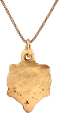 ANCIENT VIKING HEART PENDANT NECKLACE, C.900-1050 AD - Picardi Jewelry