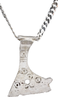 FINE VIKING VOTIVE AXE NECKLACE, C.850-1050 AD - Picardi Jewelry