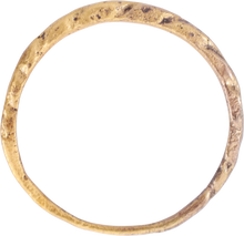 FINE VIKING WARRIOR’S TWISTED OR ROPED RING, 850-1050AD, SIZE 10 3/4 - Picardi Jewelry