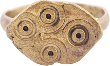 MEDIEVAL ANGLO-SAXON (ENGLISH) RING, 7TH-9TH CENTURY AD, SIZE 8 - Picardi Jewelry
