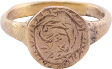 EUROPEAN RING C.500-900 AD, SIZE 7 3/4 - Picardi Jewelry