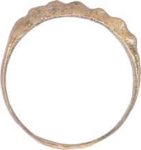 VIKING ROPED OR TWIST WEDDING RING 866-1067 AD, SIZE 9 ½
