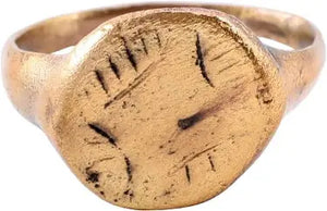 MEDIEVAL EUROPEAN RING C.800AD, SIZE 8 1/2 - Picardi Jewelers