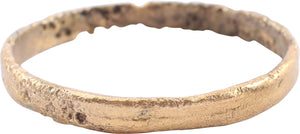 VIKING WEDDING RING 866-1067 AD, SIZE 10 1/2