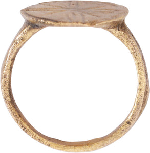 LATE MEDIEVAL EUROPEAN RING, 11-13th CENTURY, SIZE 7