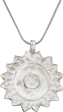 ROMAN/MEDIEVAL WHEEL OF FORTUNE AMULET NECKLACE, 5TH-7TH CENTURY AD - Picardi Jewelry