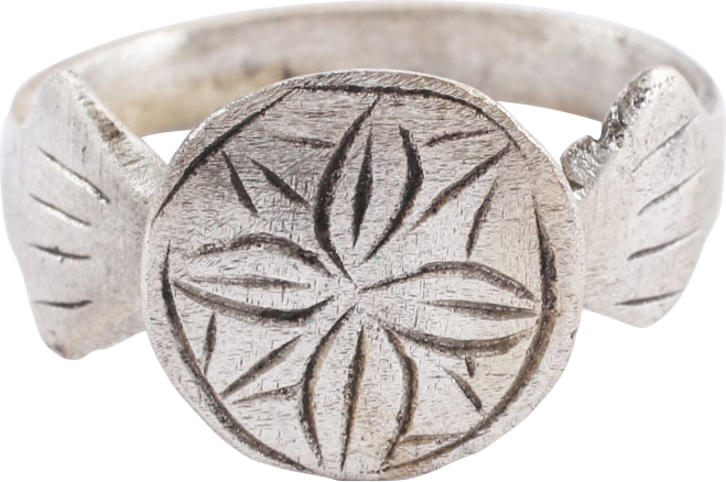 EUROPEAN CHRISTIAN RING, 1400-1600, SIZE 10 - Picardi Jewelry