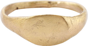 MEDIEVAL MAN’S RING C.6TH-9TH CENTURY AD, SIZE 8