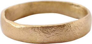 LARGE VIKING MAN’S WEDDING RING 10 1/4, 10TH-11TH CENTURY JEWELRY.