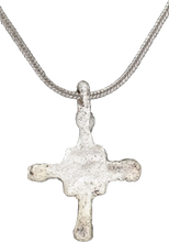 EUROPEAN CONVERT'S CROSS NECKLACE 9TH-10TH CENTURY - Picardi Jewelry