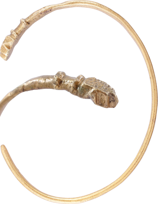 FINE VIKING SERPENT BRACELET 10TH-11TH CENTURY AD - Picardi Jewelry