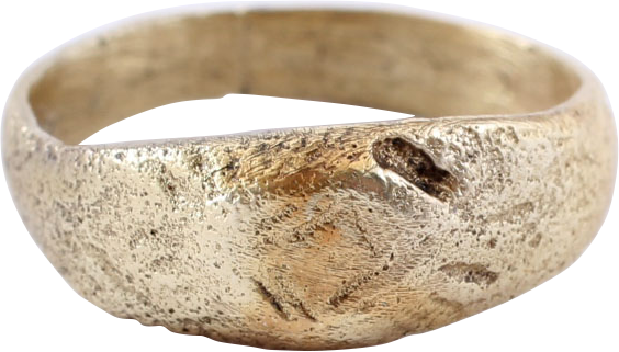 MEDIEVAL CHRISTIAN RING C.5TH-9TH CENTURY AD, SIZE 2 3/4 - Picardi Jewelry