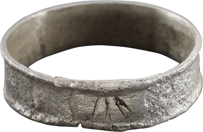 VIKING WEDDING RING, SIZE 4 ½ - Picardi Jewelry