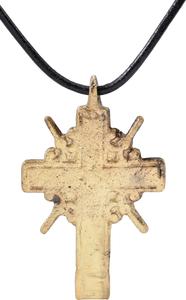 FINE LARGE EASTERN EUROPEAN CROSS, 17TH CENTURY - Picardi Jewelry