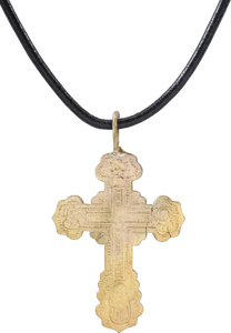 SPANISH COLONIAL CROSS, 18th OR EARLY 19th CENTURY - Picardi Jewelry